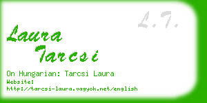 laura tarcsi business card